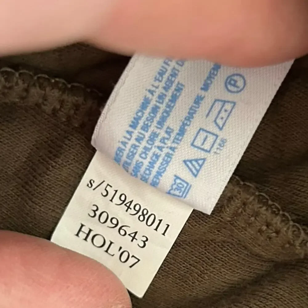Gap Body Olive Quilted Vest Button Zip High Neck Utility Womens S 2007 - Picture 8 of 8